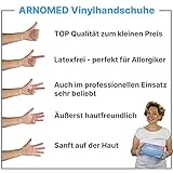 Einweghandschuhe ARNOMED Vinyl L, 100 Stück/Box, puderfrei, Einmalhandschuhe, Vinyl Handschuhe in Gr. S, M, L & XL verfügbar - 3