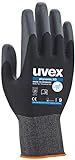 Uvex 3 Paar phynomic XG Arbeitshandschuhe - Schutzhandschuhe für die Arbeit - EN 388 - Grau/Schwarz - 12/3XL