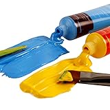 Mont Marte Acrylfarben-Set 24 Farben 36 ml, perfekt für Leinwand, Holz, Stoff, Leder, Karton, Papier, MDF und Basteln - 6