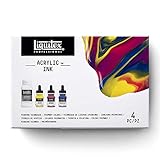 Liquitex 3699306 flüssige Professional Acrylfarben - Ink, Set - 3 Farben a 30 ml Tusche, primärfarben