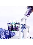 Mont Marte Pouring Set Ethereal – 4 Stück x 60ml – Acryl Pouring – Premium Acrylfarben mit Pouring Medium vorgemischt – Hell Violett, Dunkel Violett, Minz Grün, Ultramarin Blau - 2
